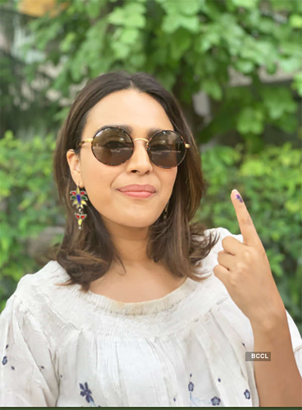 From Taapsee Pannu to Gautam Gambhir, celebs cast their votes in Delhi