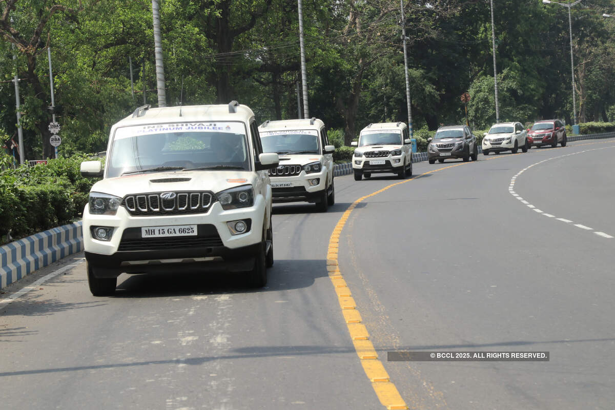 INS Shivaji organises a motor car expedition
