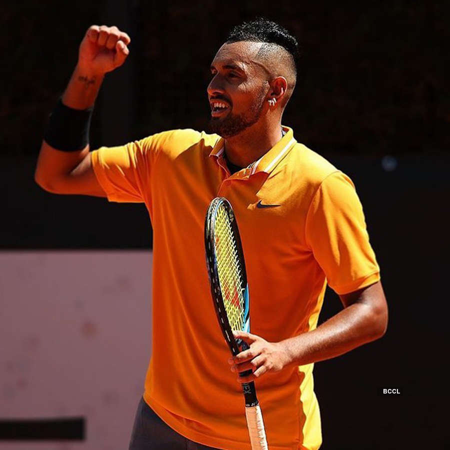 Nick Kyrgios smashes racket, gets suspended