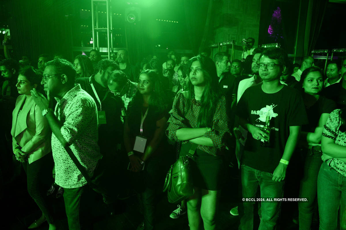 Benny Dayal and Clean Bandit perform at a music concert