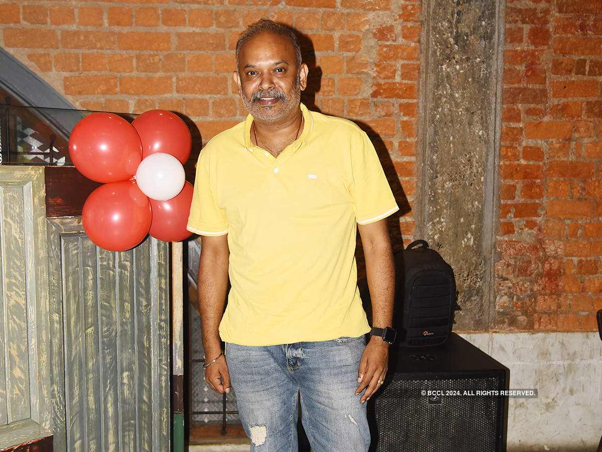 Filmmaker Venkat Prabhu attends first anniversary of a restobar