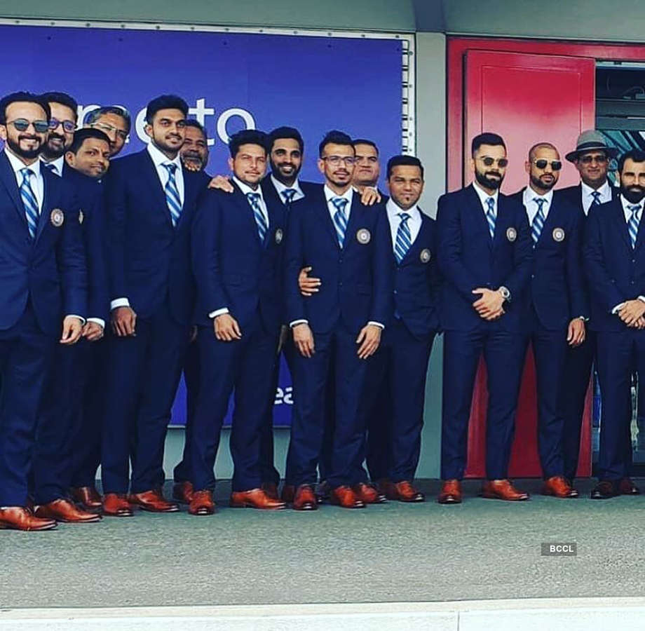 Indian team reaches England for World Cup 2019