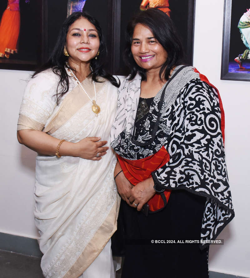 Lucknowites attend a photography exhibition