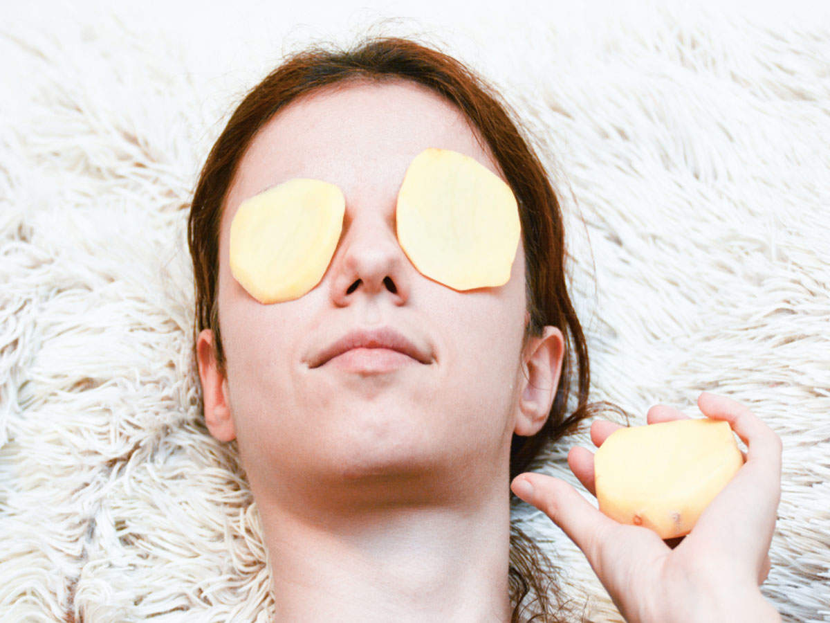 Here's how potato helps in removing dark circles - Times of India