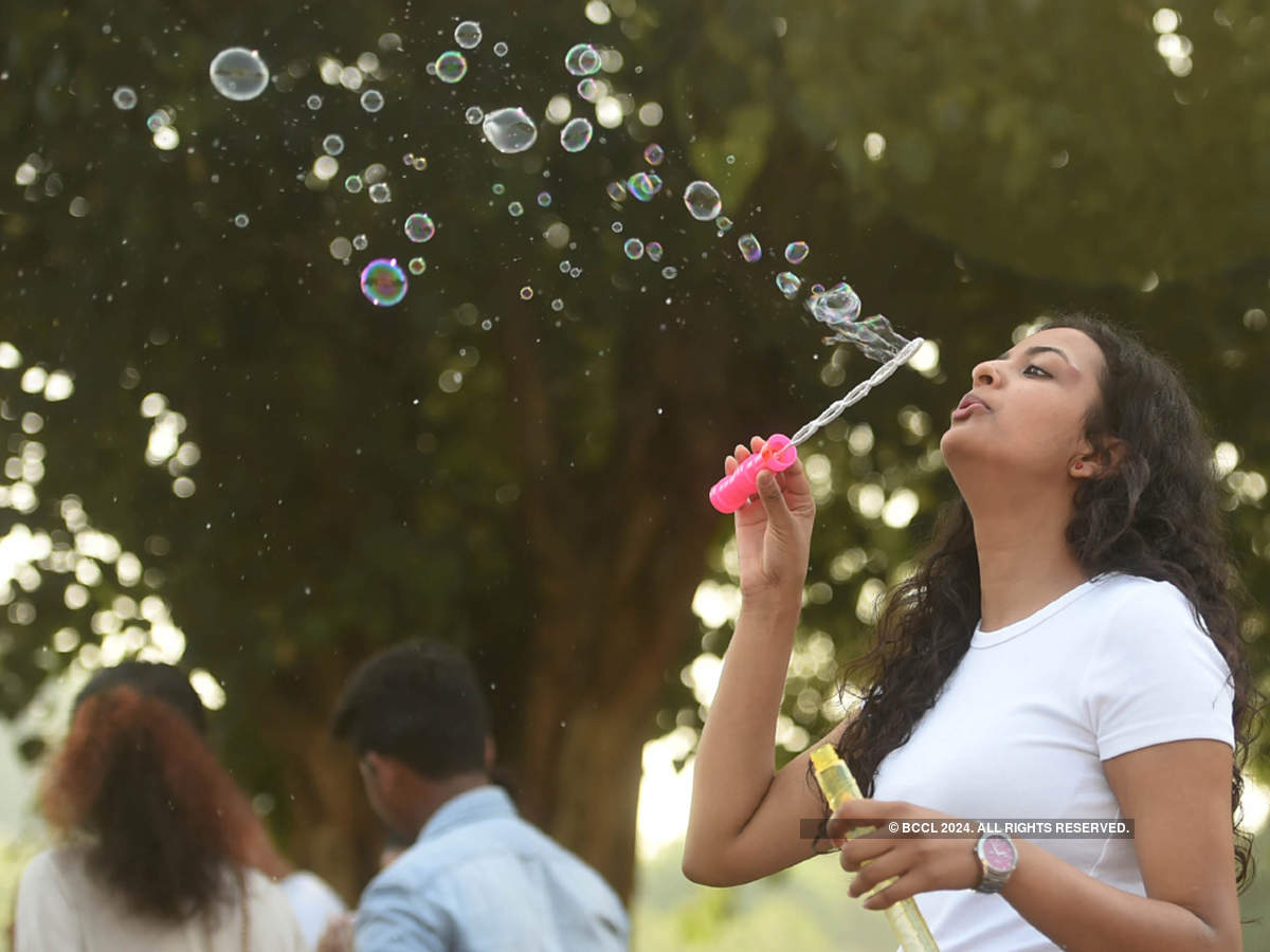 Delhiite participate in 'The Bubble Parade' to break silence around child sexual abuse