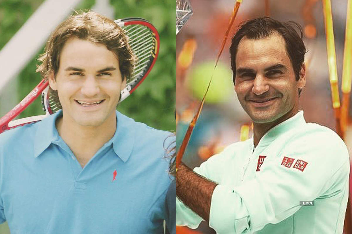 Famous tennis stars: Then and now