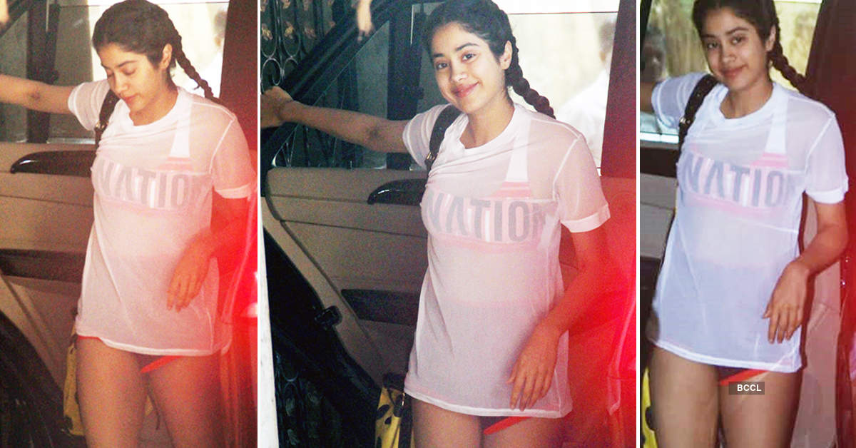 Janhvi Kapoor steps out in style in shorts, see pictures