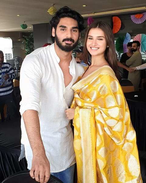 Ahan Shetty and Tara Sutaria papped together during the Eid celebrations at  Sajid Nadiadwala's office | Hindi Movie News - Times of India