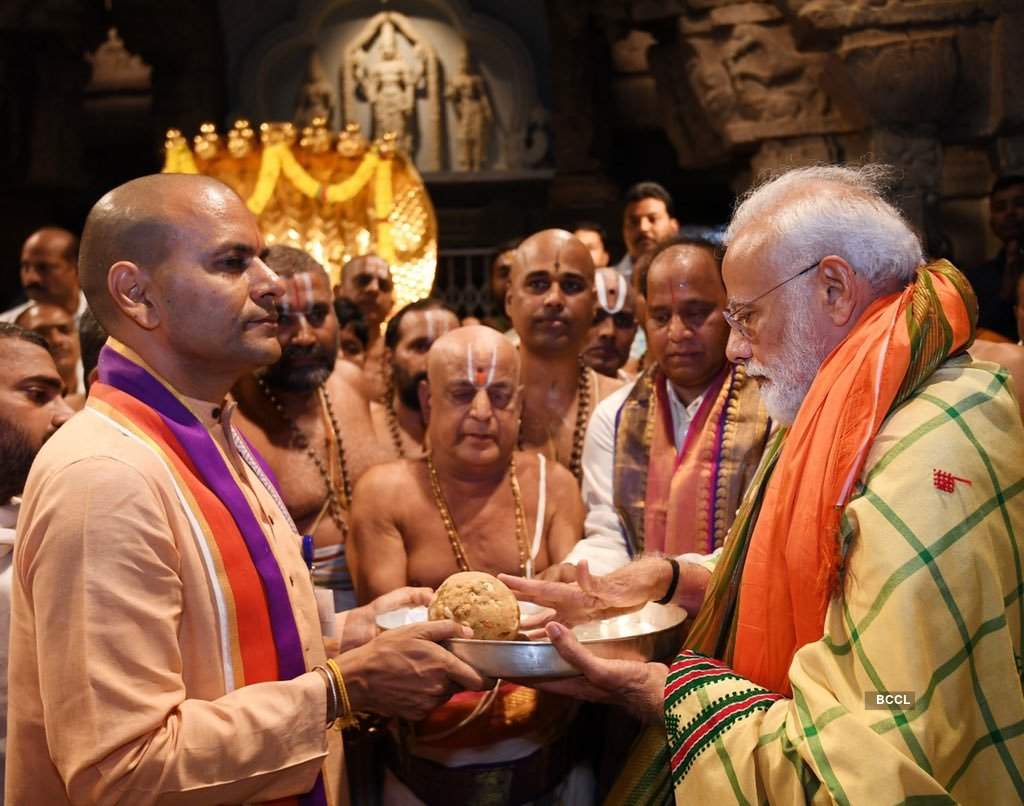 PM Modi Offers Prayers At Tirupati Shrine | Photogallery - ETimes