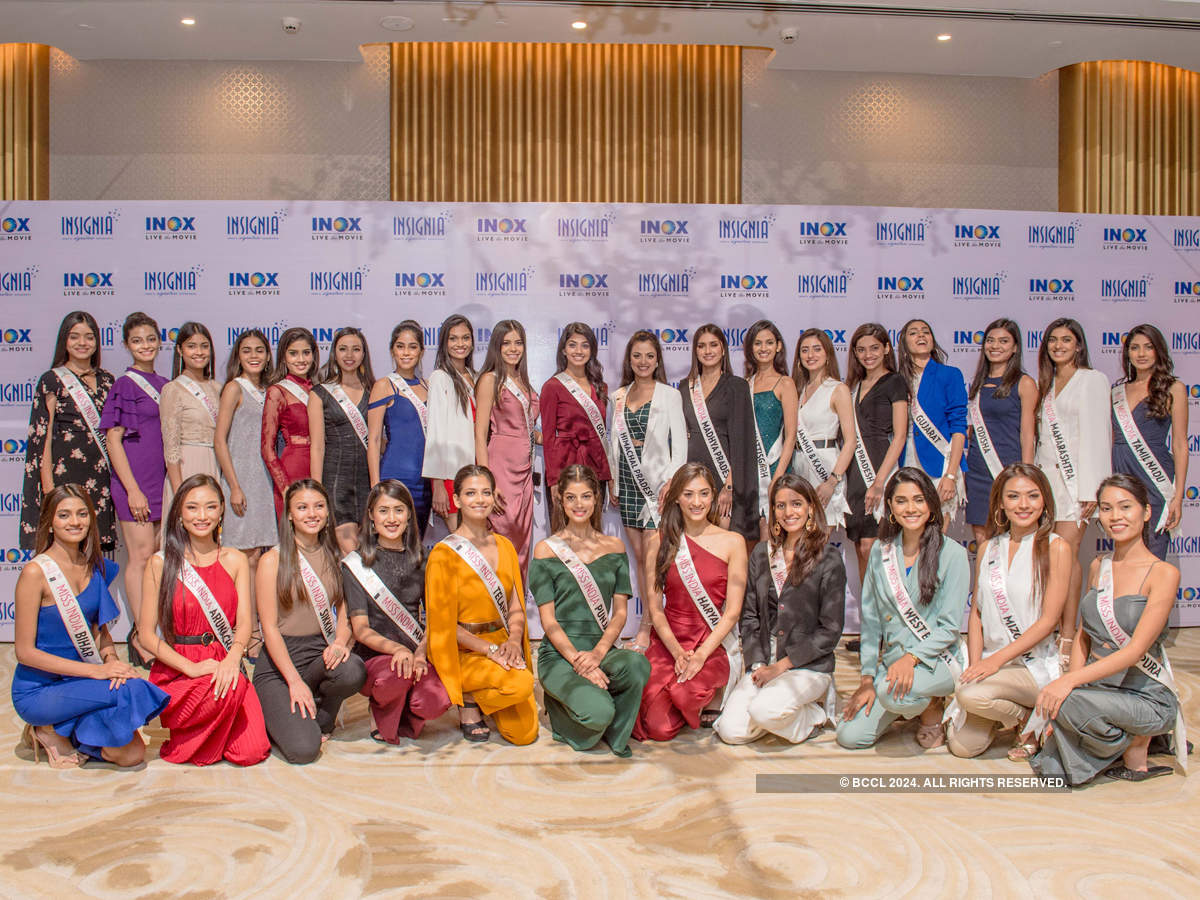fbb Colors Femina Miss India 2019 State Winners at Inox with Vicky Ratnani
