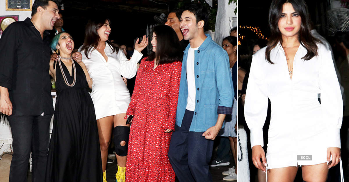 Stylish pictures of Priyanka Chopra from 'The Sky is Pink' wrap-up party