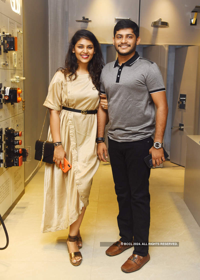 Chennaiites attend the launch of a showroom