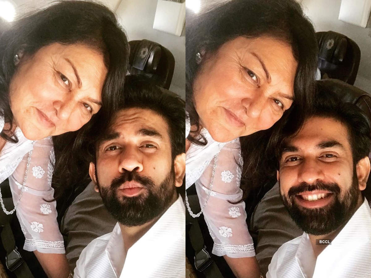 Rajeev gets goofy with his mom