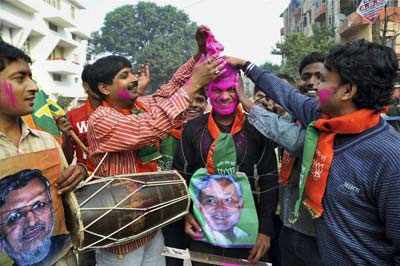 Nitish wins in Bihar polls