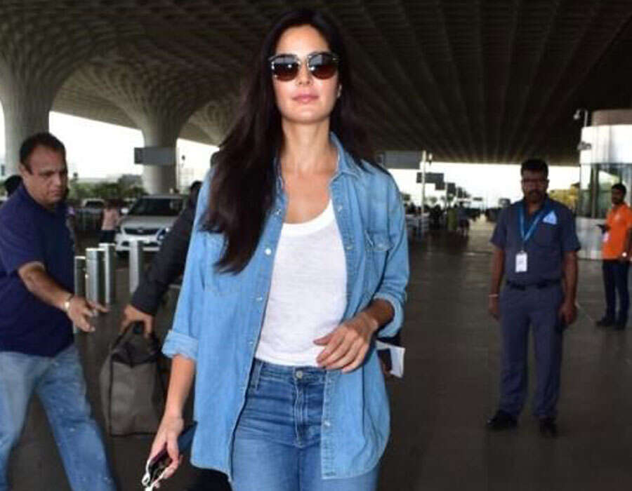 Katrina Kaif gives serious fashion goals with her chic denim airport ...