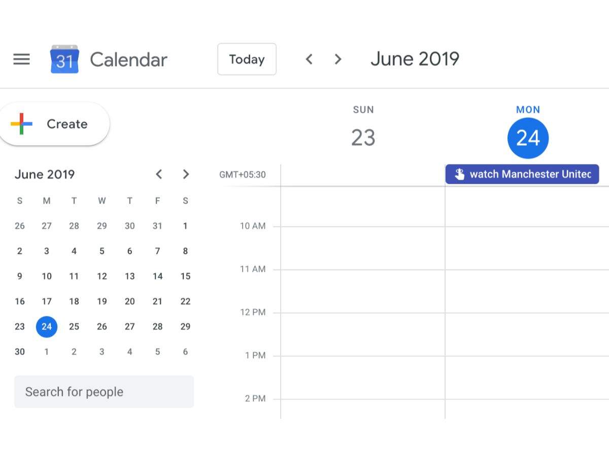 Google Calendar: By making 'fake' appointments
