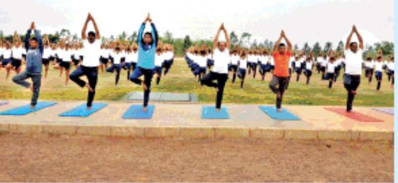 In pictures: The city of Kolhapur celebrates International day of Yoga ...