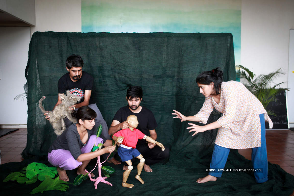 Puppet show puts focus back on the burning planet