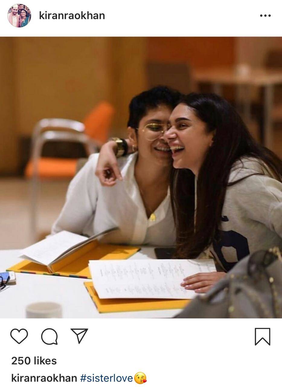 Photo Kiran Rao is all love for her sister Aditi Rao