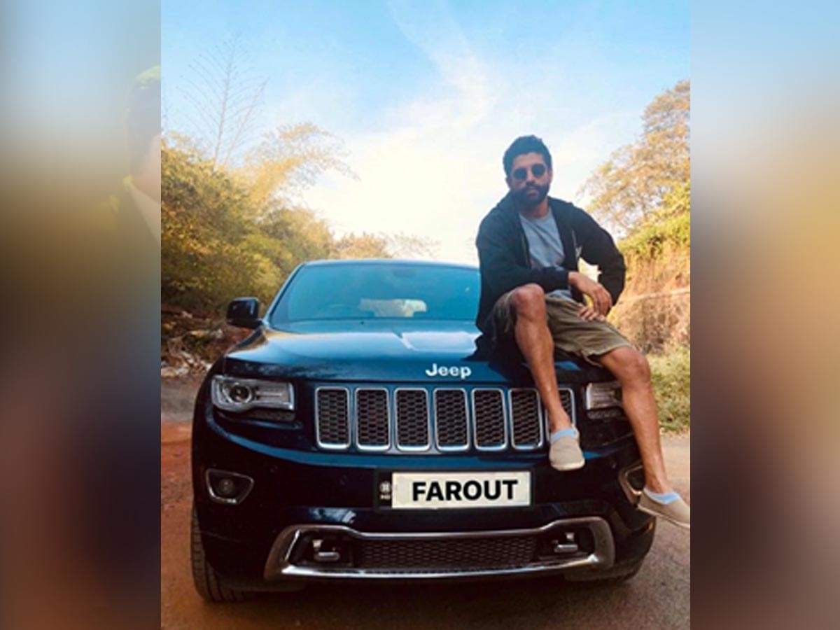 In pic: Farhan Akhtar shares the relationship of 'trust' with his car