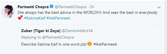   papa_0 "title =" papa_0 "/> </div>
<p>  Meanwhile, Katrina is currently preparing Rohit Shetty's film" Sooryavanshi ", while Parineeti Chopra will be seen in" Jabariya Jodi "and later in Saina's biopic. Nehwal.</p>
</div>
</pre>
</pre>
[ad_2]
<br /><a href=