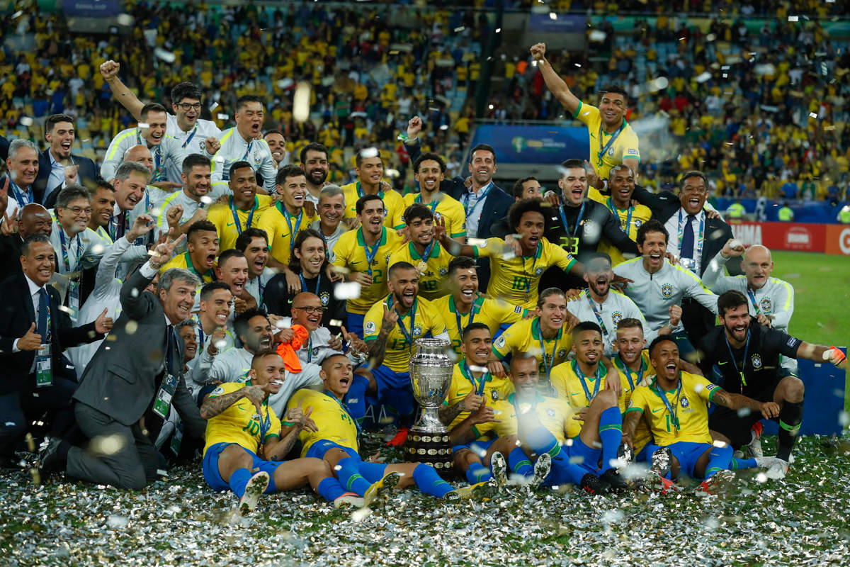 Brazil beat Peru 3-1 to win Copa America title
