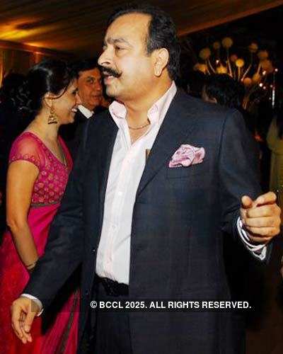 Kunal Lalani during the wedding reception of Yuvraj and Shahina Kohli ...