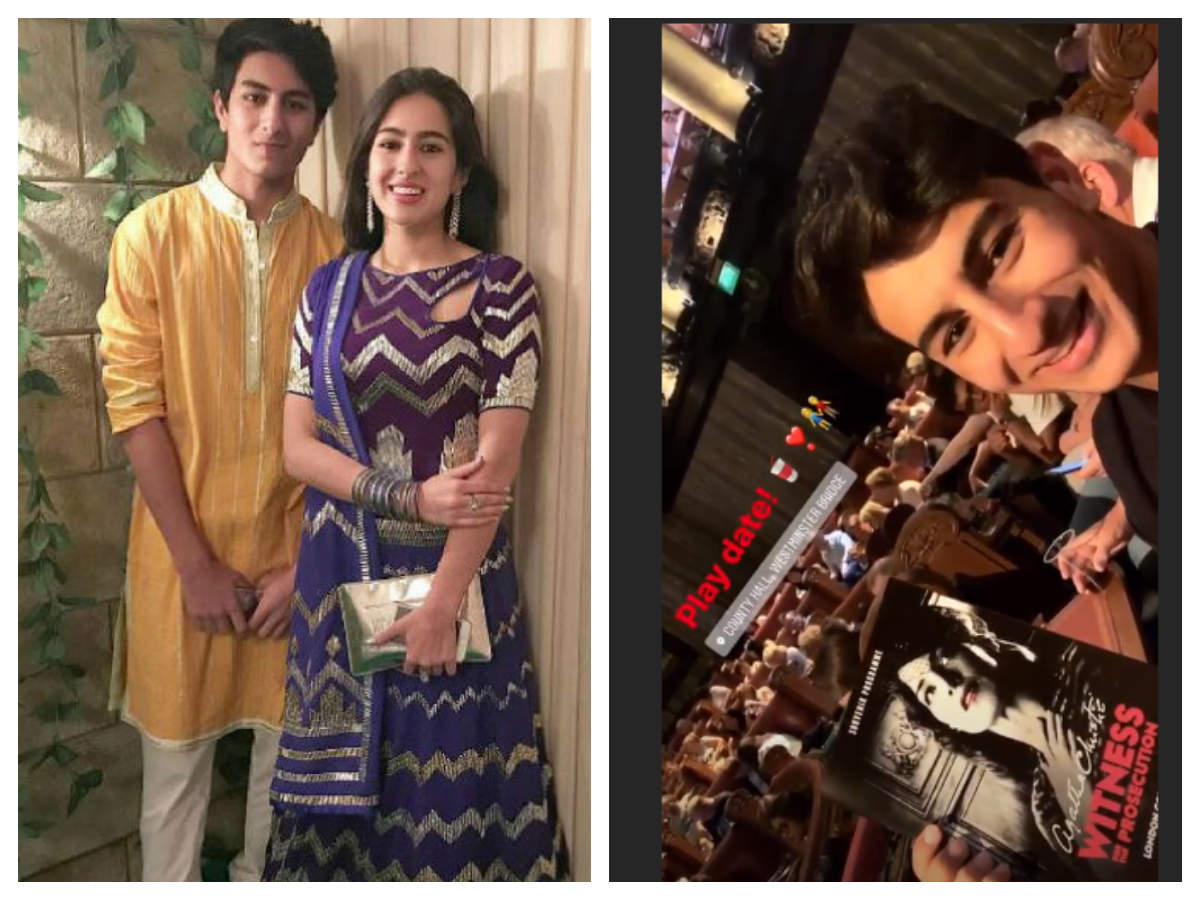 Sara Ali Khan and brother Ibrahim enjoy a "play date" in London