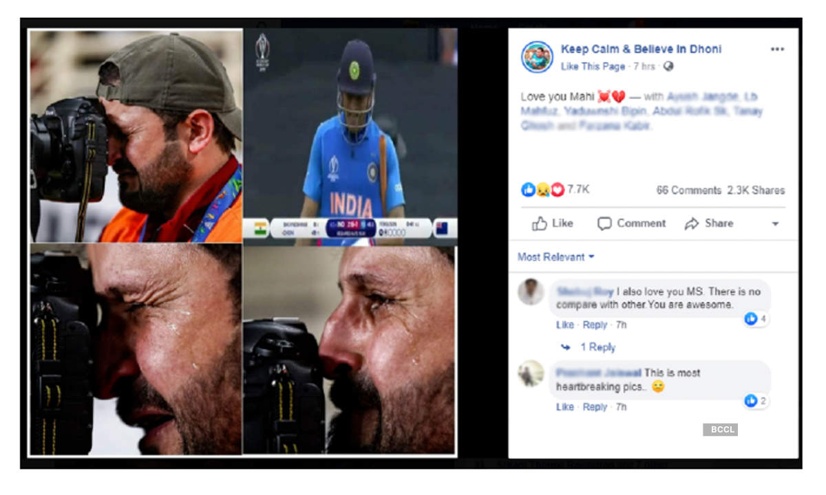 Reality behind photographer crying after MS Dhoni’s run out revealed