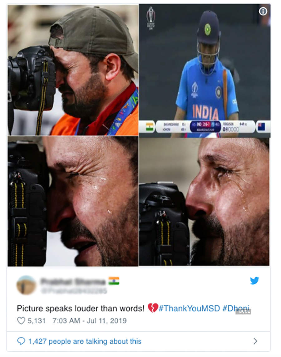 Reality behind photographer crying after MS Dhoni’s run out revealed