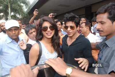 SRK, Priyanka back from Berlin
