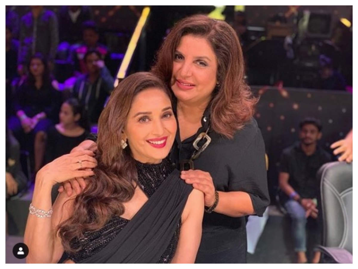 Farah Khan shares a picture with “beautiful and down to earth” Madhuri Dixit-Nene