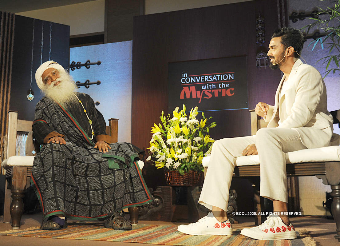 When KL Rahul interviewed Sadhguru in Bengaluru