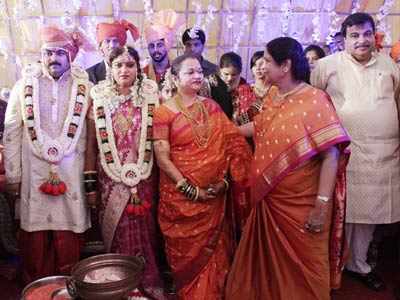 BJP President Nitin Gadkari son's wedding
