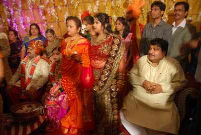 BJP President Nitin Gadkari son's wedding