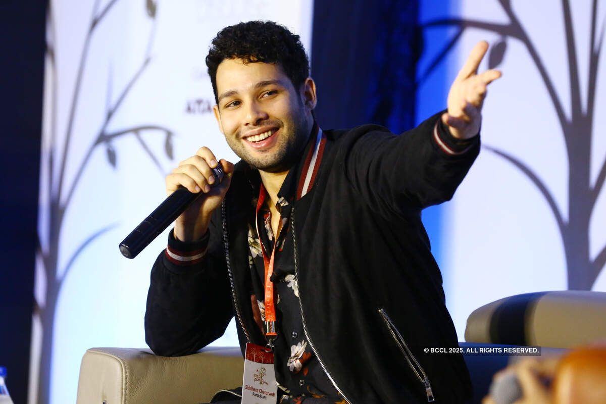 Siddhant Chaturvedi attends the Bengaluru Poetry Festival