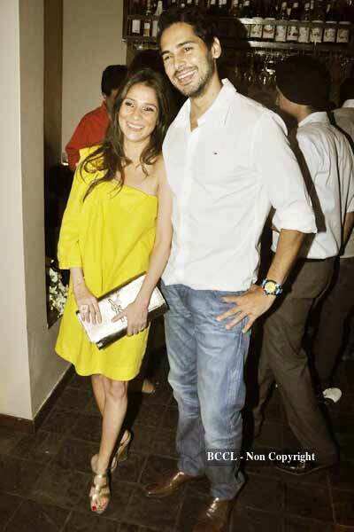 Sonal Rawat and Alecia Raut (R) at the launch of '212' restaurant at ...