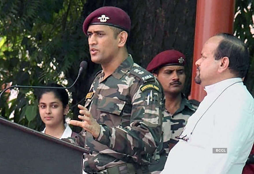 MS Dhoni begins a two-week stint in Army, picture goes viral