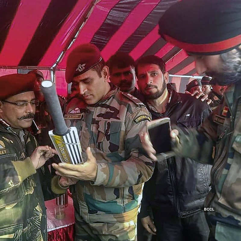 MS Dhoni begins a two-week stint in Army, picture goes viral