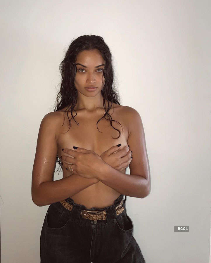 Meet Shanina Shaik with a perfectly chiselled jawline