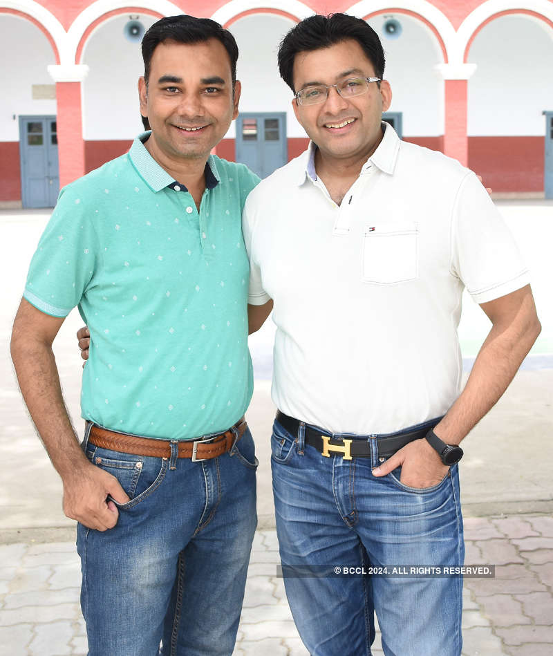 And these boys are back to school in Lucknow!