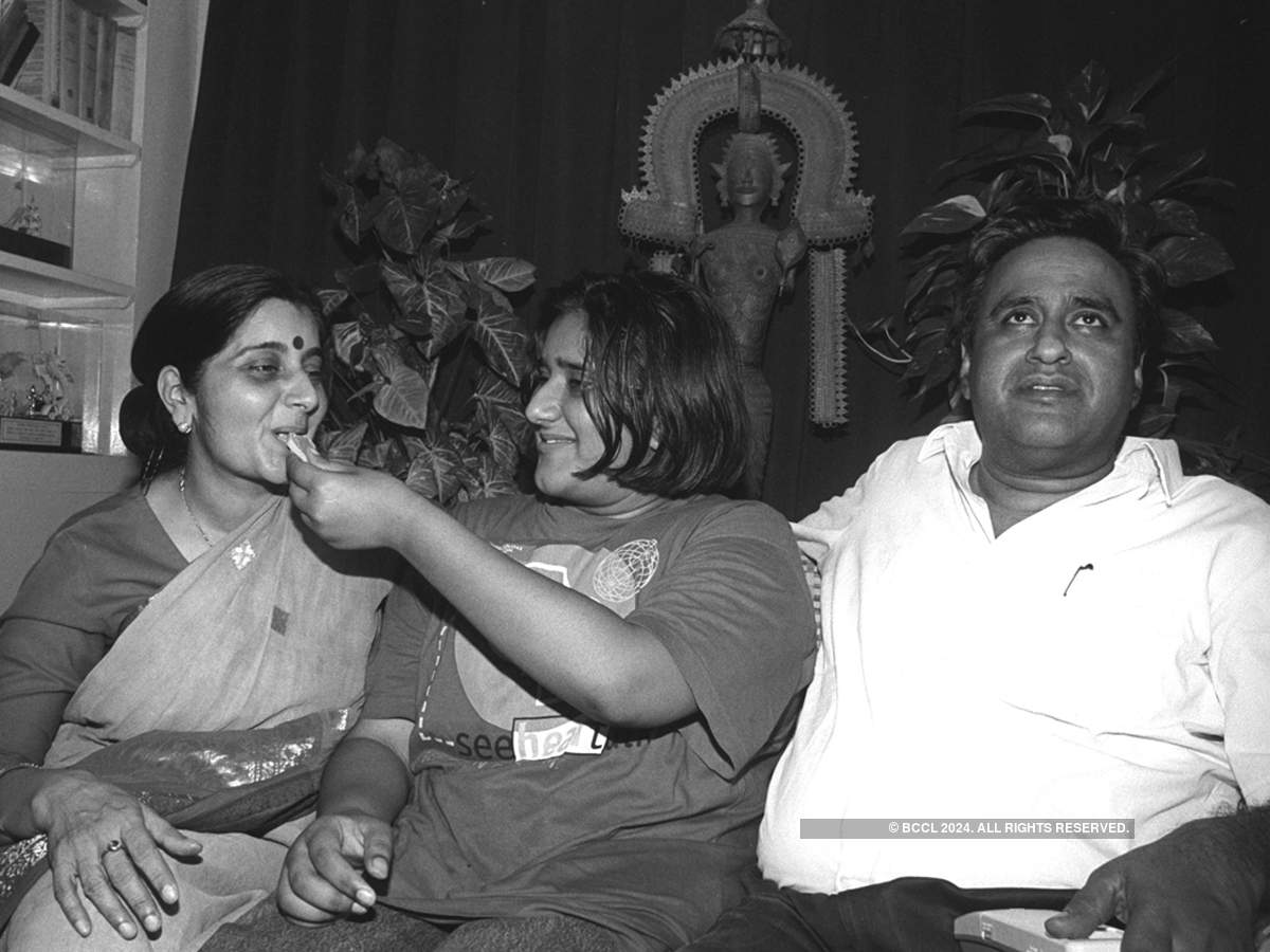 Rare and unseen pictures of Former External Affairs Minister Sushma Swaraj