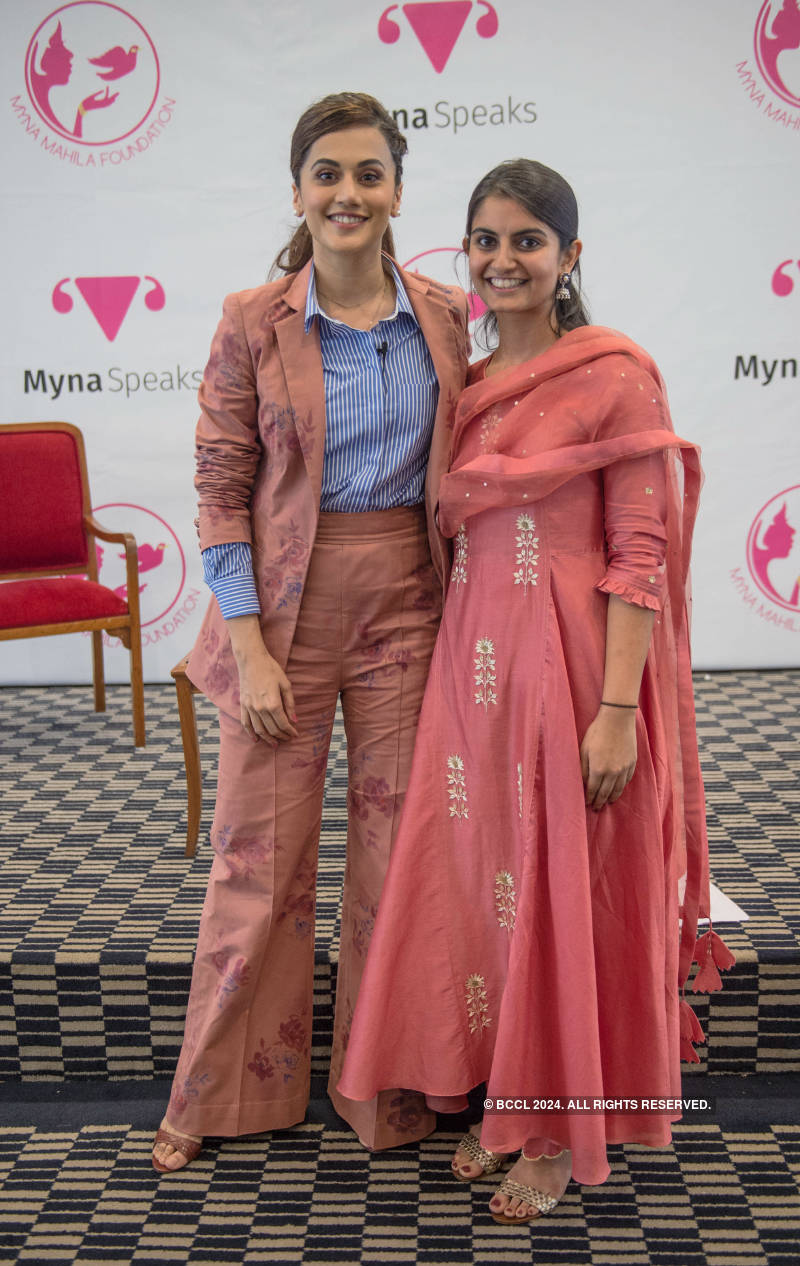 Taapsee Pannu graces the event 'Myna Speaks'