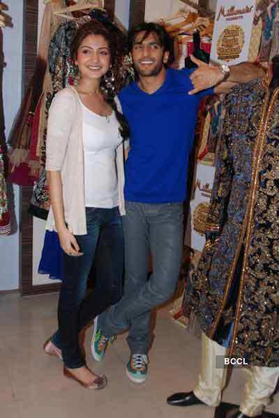 Anushka, Ranveer at collection launch