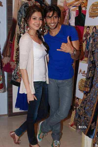 Anushka, Ranveer at collection launch