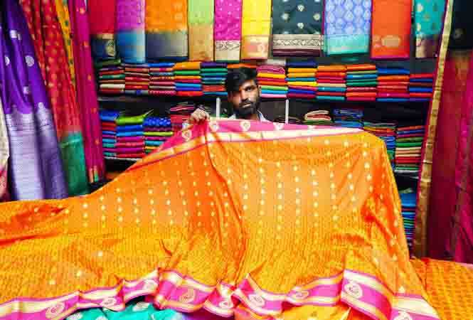 garhwali silk saree