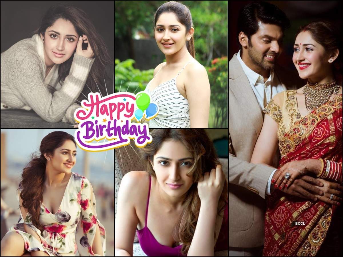Happy Birthday Sayyeshaa: These jaw-dropping poses of the cute ...