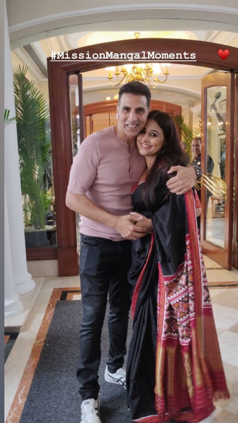 Vidya Balan Shares Mission Mangal Memories On Her Instagram Hindi Movie News Times Of India