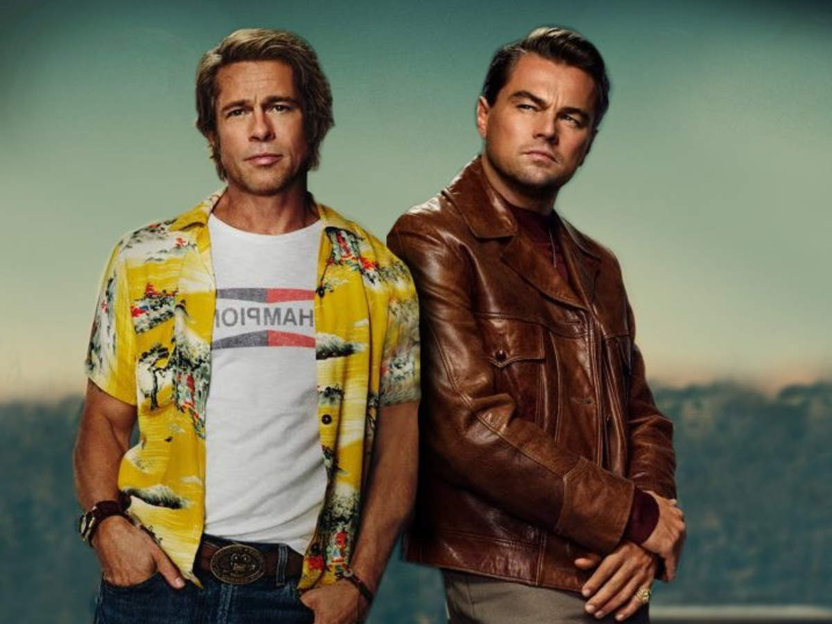 brad pitt once upon a time in hollywood t shirt