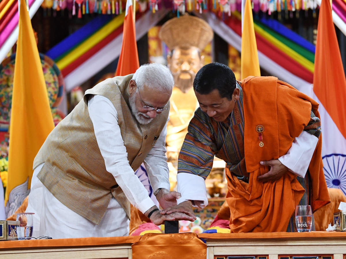 Colourful pictures from PM Modi's Bhutan visit